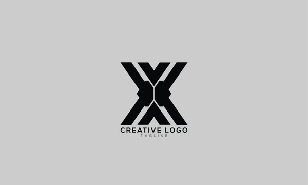 DC DYC YCD XY Abstract initial monogram letter alphabet logo design