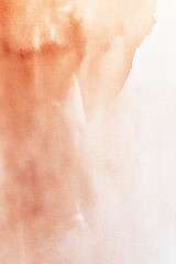 Fototapeta premium Soft Organic Peach-Toned Watercolor Texture Background