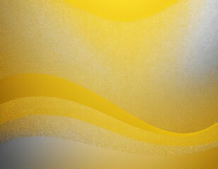 Abstract yellow waves create a soothing and vibrant background with shimmering textures.