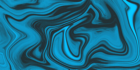 Abstract Dark BLUE template with curved lines. Grunge paste color Liquid marbling paint texture background. Liquify luxury paint marble fluid design. Suitable for posters, wallpapers, cards, websites,