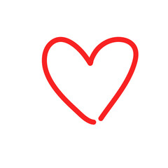 Love heart In the sign of infinity
