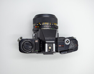 아주 오래된 필름카메라의 누끼용 사진