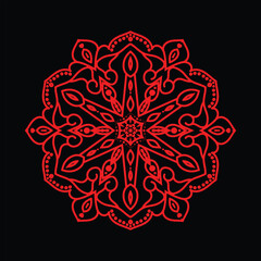 Mandala Art with Symmetrical and Detailed Spiritual Patterns