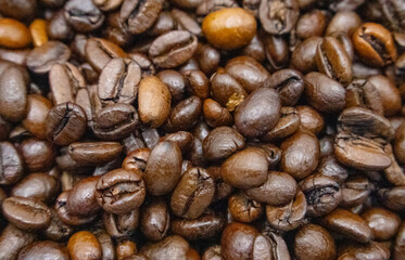 갈색 커피, 원두, 커피원두, 아이스커피