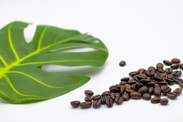 갈색 커피, 원두, 커피원두, 아이스커피