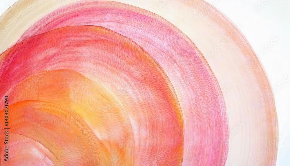 Aufkleber vibrant swirling abstract pattern in red and orange with soft gradient effect for modern design, decor, or digital art

