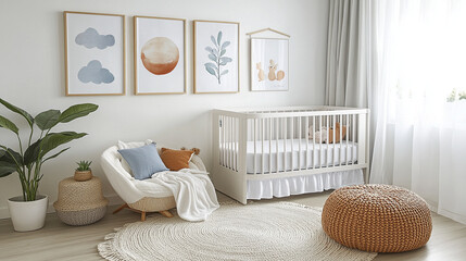 modern bedroom for newborn