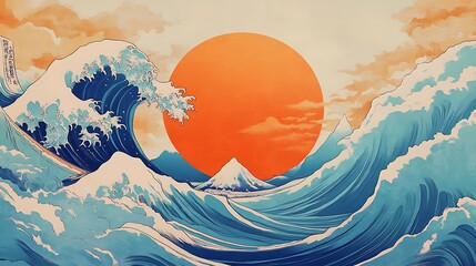 Great Wave off Kanagawa: A Modern Interpretation