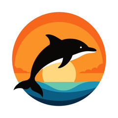 dolphin jumping in water