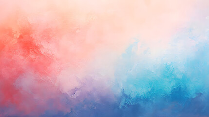 
Abstract design with colorful, soft gradients of turquoise, coral, and lavender