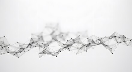 . Abstract white futuristic background.Wave with connecting dots and line.Abstract white futuristic background. White background. connecting dots and lines on a white background. Wave white background