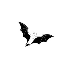 line art bat