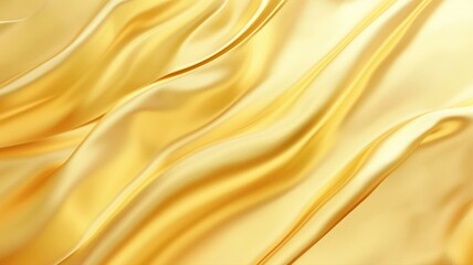 golden silk satin background with soft waves