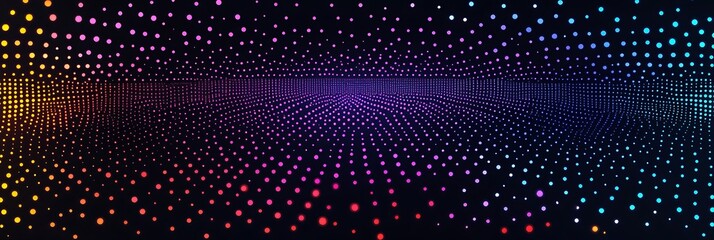 Digital Universe: An immersive digital landscape with a mesmerizing display of data points, creating a sense of depth and wonder within a futuristic, technology-driven realm.