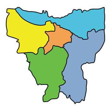 Map Icon Jakarta Indonesia