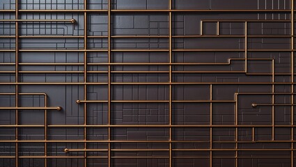 Dark bronze subway texture on abstract background design illustration 