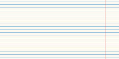 Fototapeta premium Lined Paper Background Vector