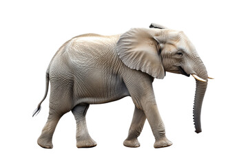 elephant isolated on transparent or white background, png 