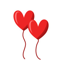 Romantic surprise gift shape heart ballon 
