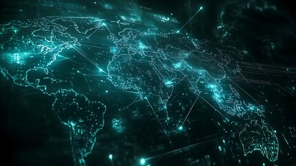 Global Network: A Visual Representation of Worldwide Connectivity