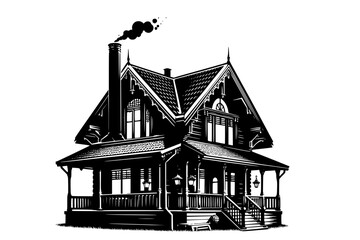 Generative AI: House Silhouette