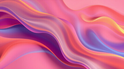 Obraz premium This vibrant illustration features a dynamic flow of colors, blending together seamlessly to create an ethereal atmosphere.