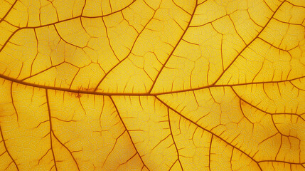 Obraz premium High-resolution macro photography showcasing vibrant yellow leaves with intricate textures against a light gray background. Perfect for nature-inspired designs and seasonal themes.
