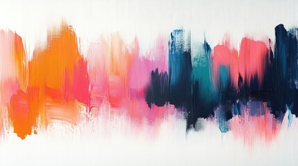 Abstract colorful paint strokes, texture background, art design, website banner