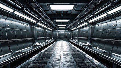 Gunmetal steel subway texture on abstract background design illustration 