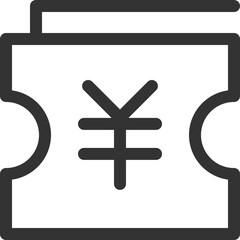 Credit commerce outline icon pack