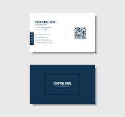 Business card design template, modern simple professional minimalist visiting card design template