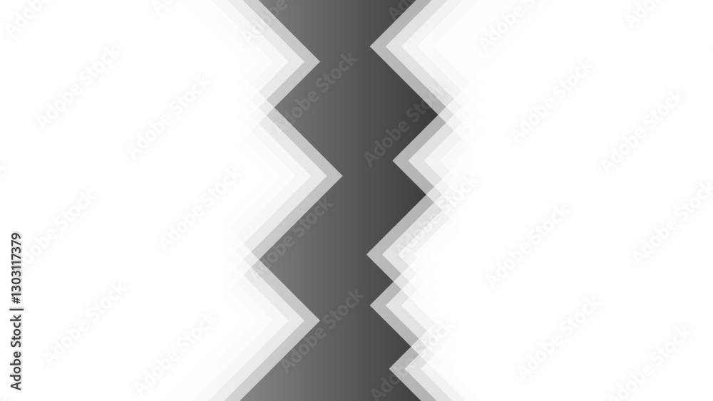 Aufkleber Dynamic Momentum Abstract Rectangle Pattern Tech background. White and gray geometric pattern with silver light. Modern white and grey gradient color geometric backdrop design cube