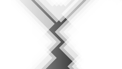Dynamic Momentum Abstract Rectangle Pattern Tech background. White and gray geometric pattern with silver light. Modern white and grey gradient color geometric backdrop design cube