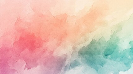 Soft Dreamy Pastel Background with Contemporary Watercolor Texture