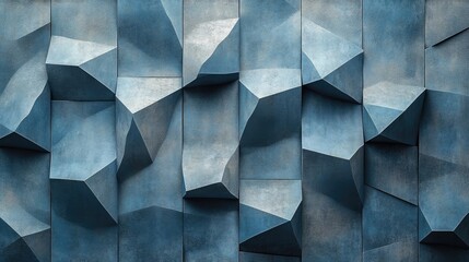 Abstract Geometric Wall Panel Design