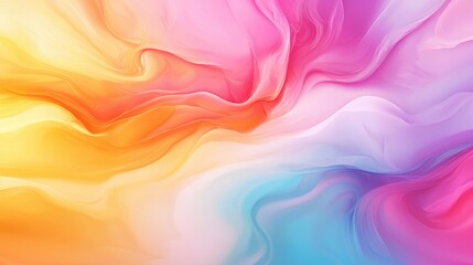 Obraz premium Vibrant Modern Fluid Art Background with Dynamic Swirling Colors