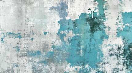 Obraz premium Abstract textured wall with paint peeling details.