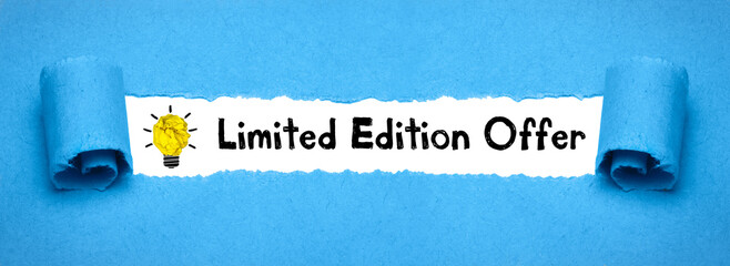Limited Edition Offer	
