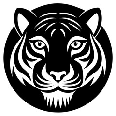 Obraz premium tiger head vector