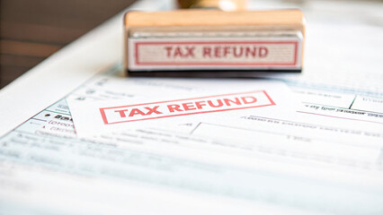 Home office financial planning tax refund and document review insights