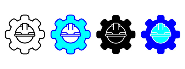 Engineering Icon Set Multiple Style Collection