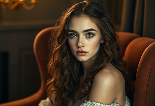 Ethereal portrait of a whimsical dreamer