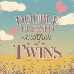 double blessed mother of twins