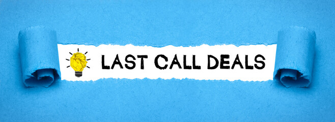 Last Call Deals	
