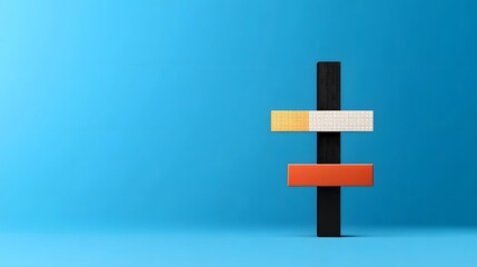 Obraz premium Wealth Accumulation and Digital Finance Symbol Floating in Air 3D