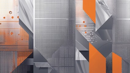 Perforated aluminum sheet tileable texture on abstract background design illustration 
