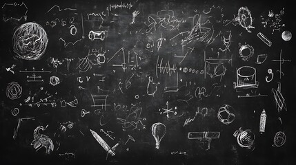 Chalkboard Sketches: A Symphony of Ideas
