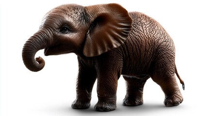 Fototapeta premium elephant isolated on white