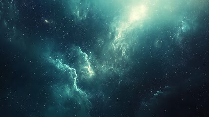 A vivid meteor storm cascading across a dark, starry sky