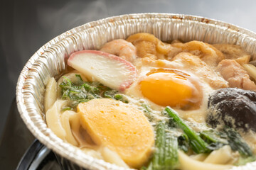 鍋焼きうどん　アルミ鍋